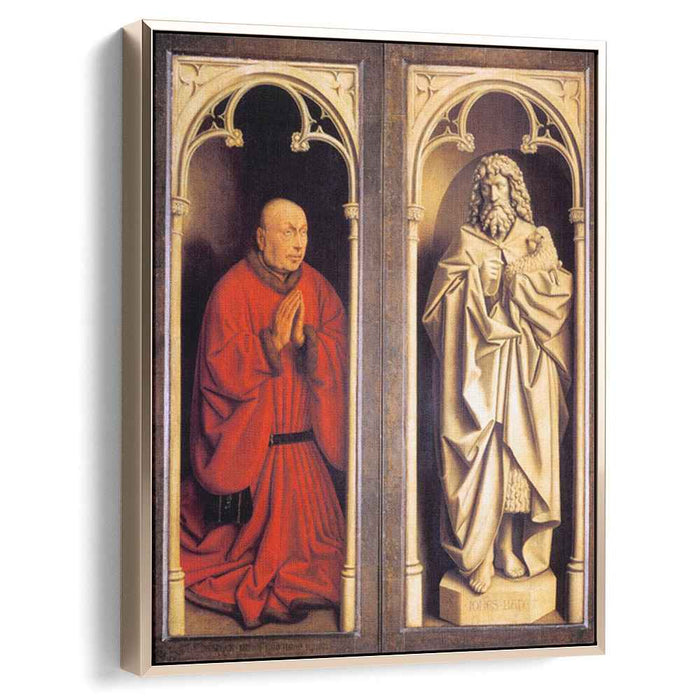 Donor and St. John the Baptist (1432) by Jan van Eyck