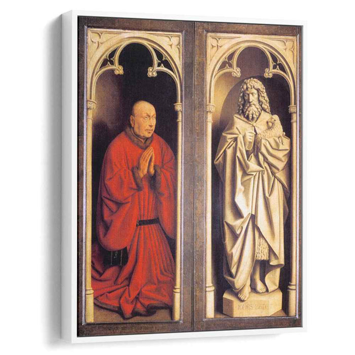 Donor and St. John the Baptist (1432) by Jan van Eyck