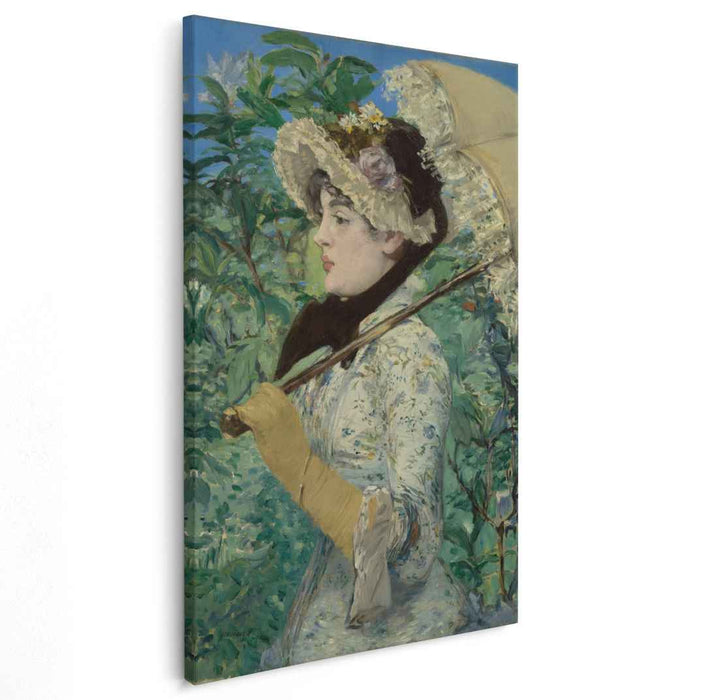Spring (Study of Jeanne Demarsy) (1882) by Edouard Manet