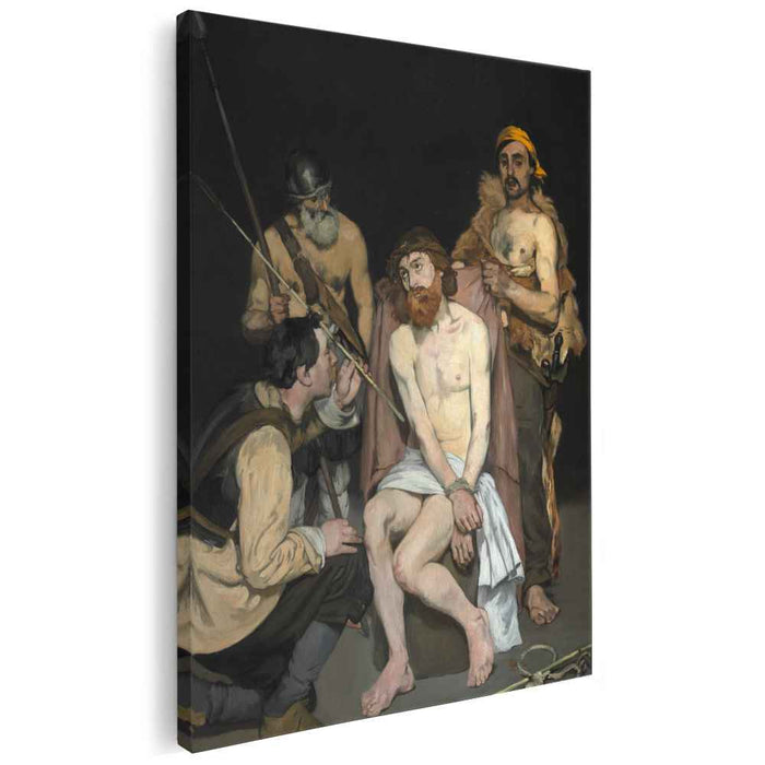 Jesus mocked by the Soldiers (1865) by Edouard Manet