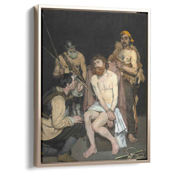 Jesus mocked by the Soldiers (1865) by Edouard Manet