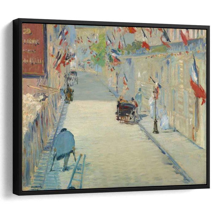 Rue Mosnier decorated with Flags (1878) by Edouard Manet