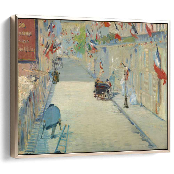 Rue Mosnier decorated with Flags (1878) by Edouard Manet