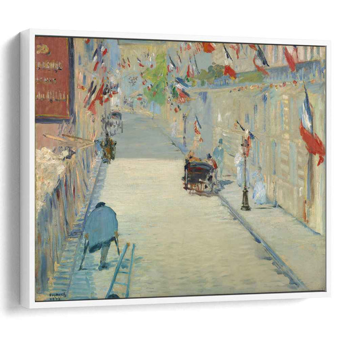 Rue Mosnier decorated with Flags (1878) by Edouard Manet