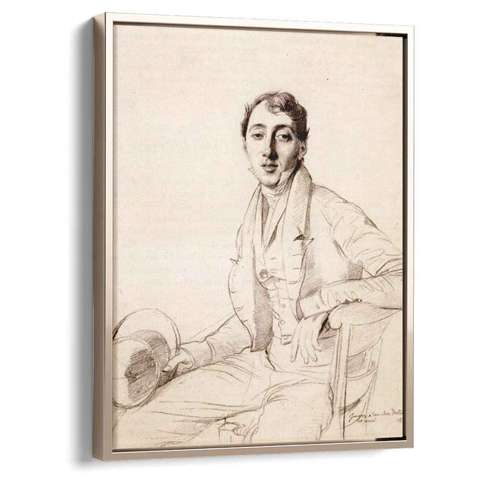 Dr. Louis Martinet by Jean Auguste Dominique Ingres