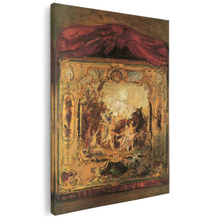 Draft of a theater curtain (1894) by Gustav Klimt