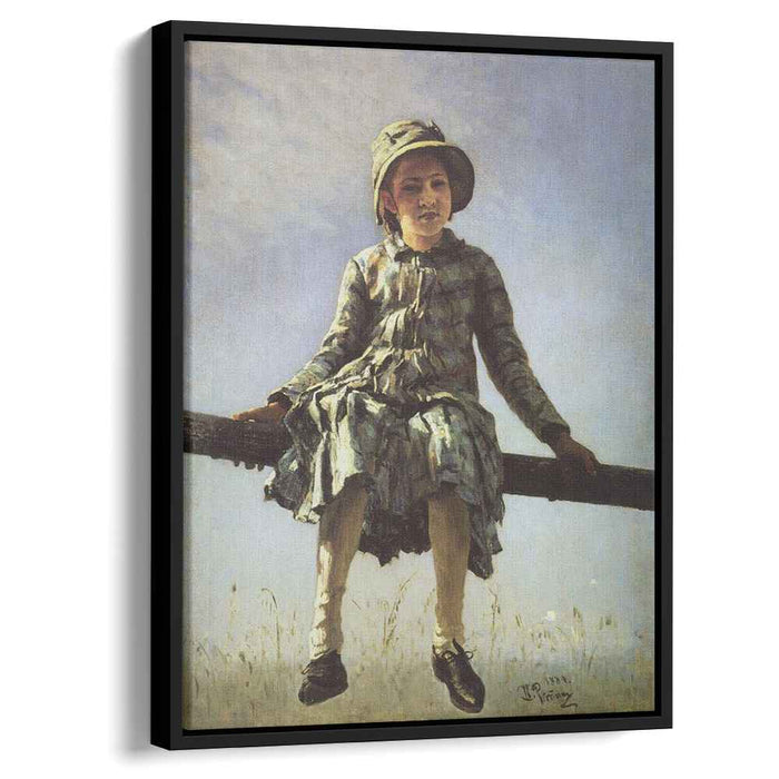 Dragon Fly. Portrait of Vera Repina, the Artist's Daughter by Ilya Repin