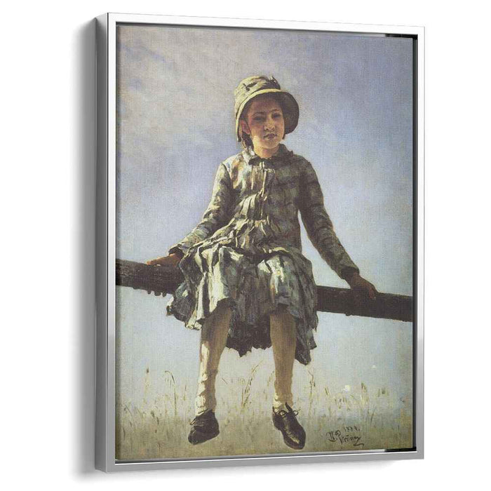 Dragon Fly. Portrait of Vera Repina, the Artist's Daughter by Ilya Repin