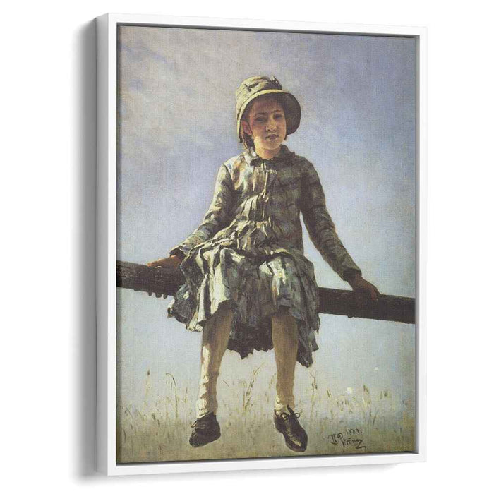 Dragon Fly. Portrait of Vera Repina, the Artist's Daughter by Ilya Repin