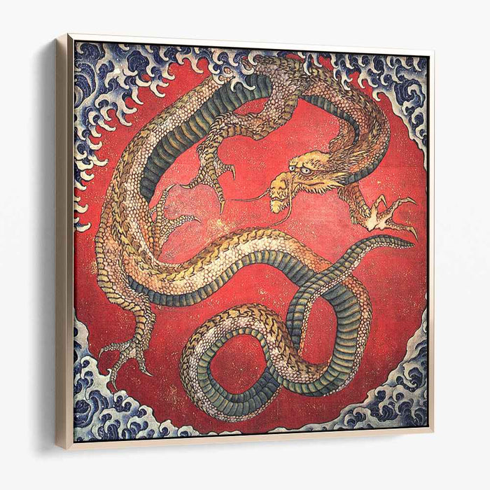 Dragon (1844) by Katsushika Hokusai