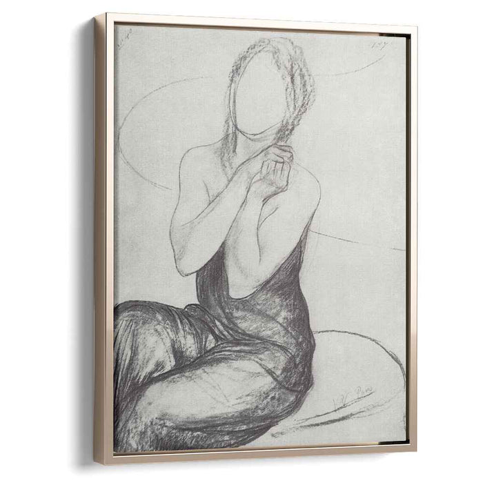 Drawing a picture of the Witch (1908) by Kuzma Petrov-Vodkin