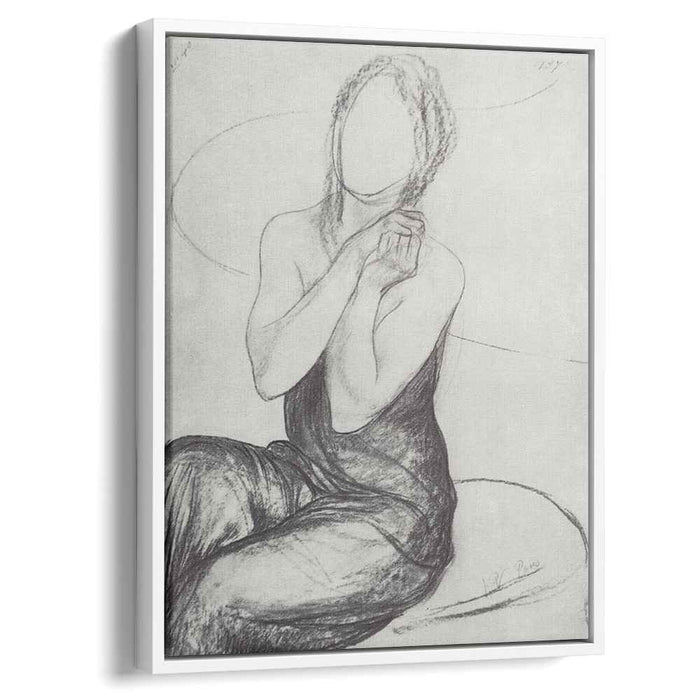 Drawing a picture of the Witch (1908) by Kuzma Petrov-Vodkin