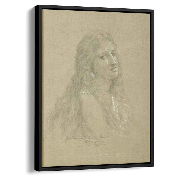 Drawing of a Woman by William-Adolphe Bouguereau