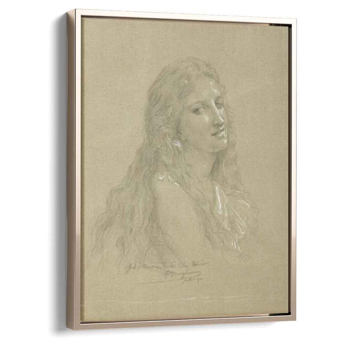Drawing of a Woman by William-Adolphe Bouguereau