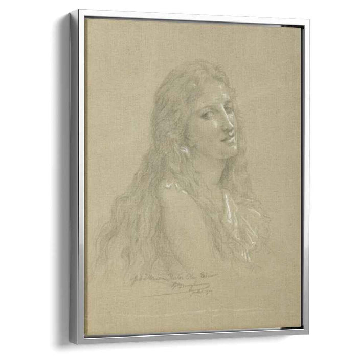 Drawing of a Woman by William-Adolphe Bouguereau