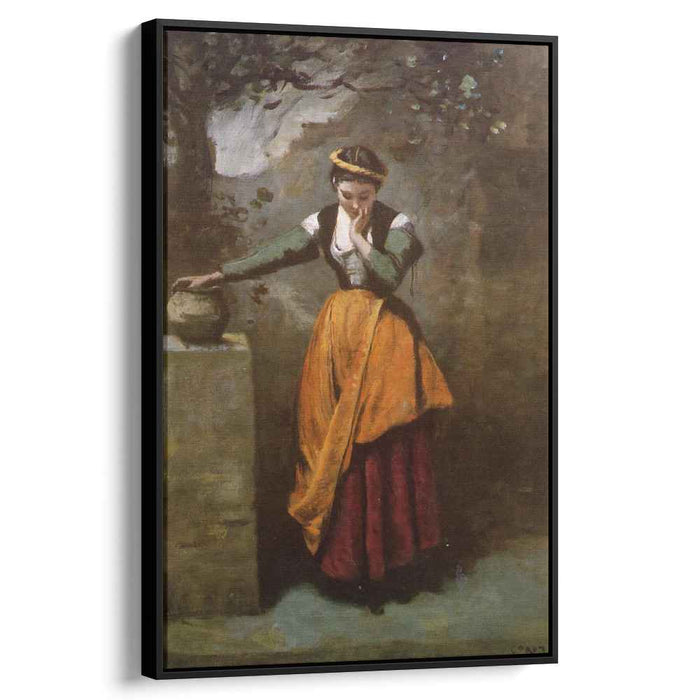 Dreamer at the Fountain (1870) by Camille Corot