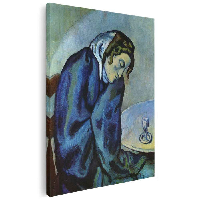 Drunk woman is tired (1902) by Pablo Picasso