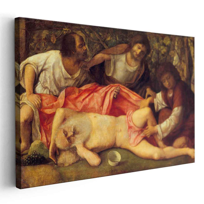 Drunkenness of Noah (1515) by Giovanni Bellini