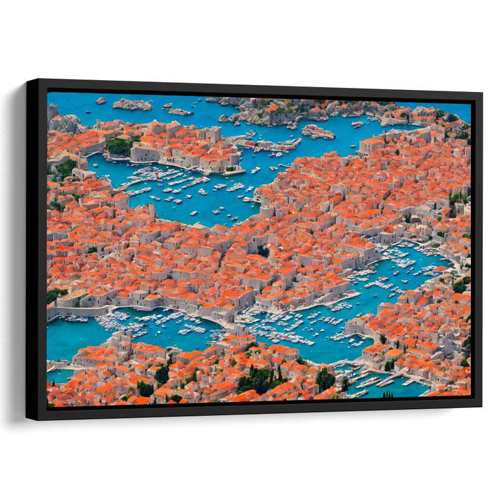 Terracotta Dreams: Aerial View of Dubrovnik's Historic Charm