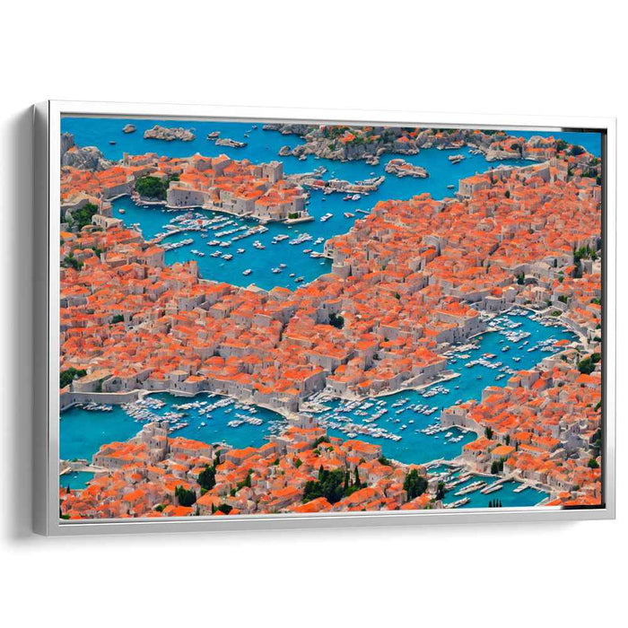 Terracotta Dreams: Aerial View of Dubrovnik's Historic Charm