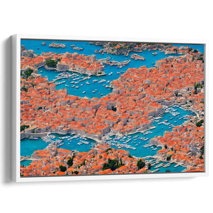 Terracotta Dreams: Aerial View of Dubrovnik's Historic Charm