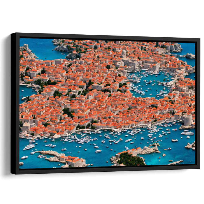 Rooftop Revelations: Aerial View of Dubrovnik's Timeless Beauty