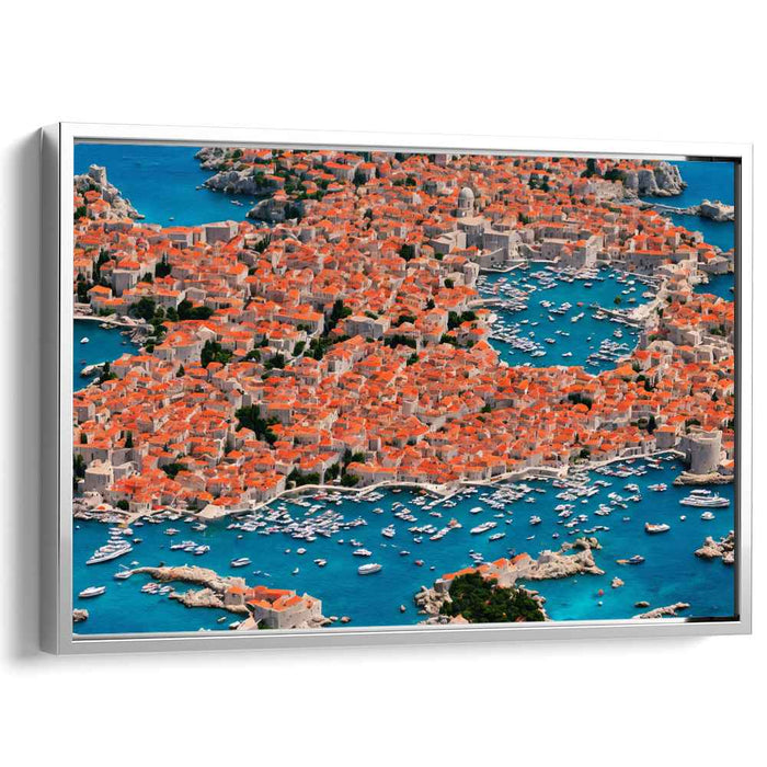 Rooftop Revelations: Aerial View of Dubrovnik's Timeless Beauty