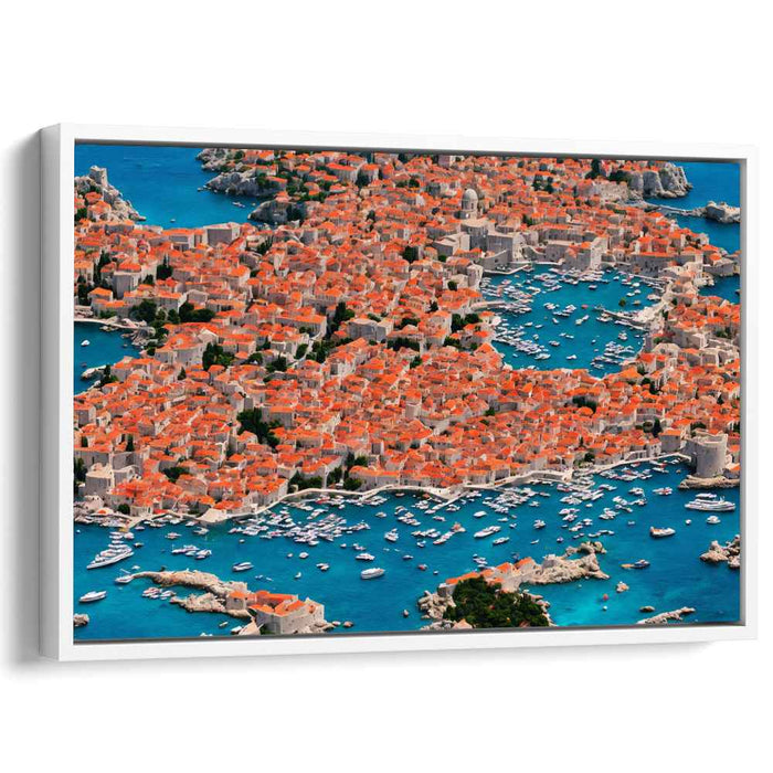 Rooftop Revelations: Aerial View of Dubrovnik's Timeless Beauty