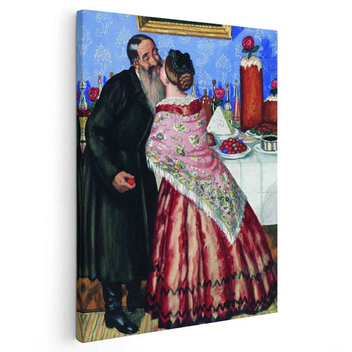 Easter Greeting (1916) by Boris Kustodiev