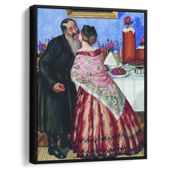 Easter Greeting (1916) by Boris Kustodiev