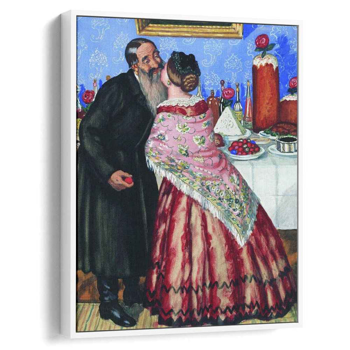 Easter Greeting (1916) by Boris Kustodiev