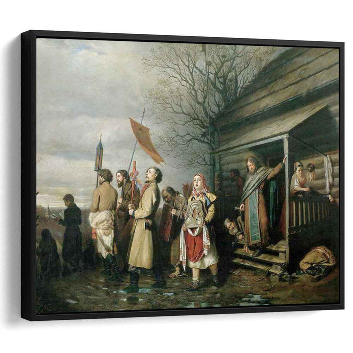 Easter Procession in a Village (1861) by Vasily Perov