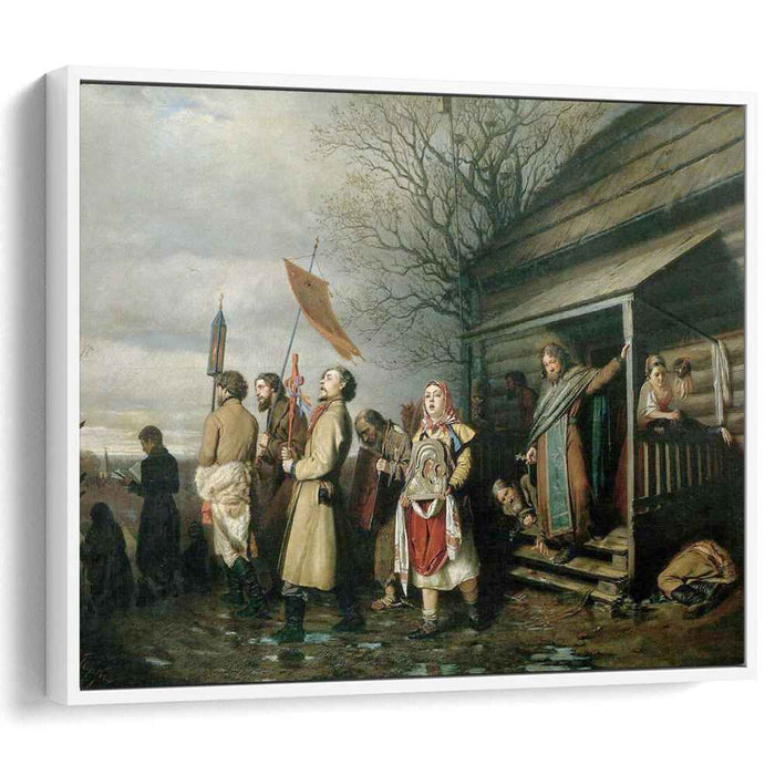 Easter Procession in a Village (1861) by Vasily Perov