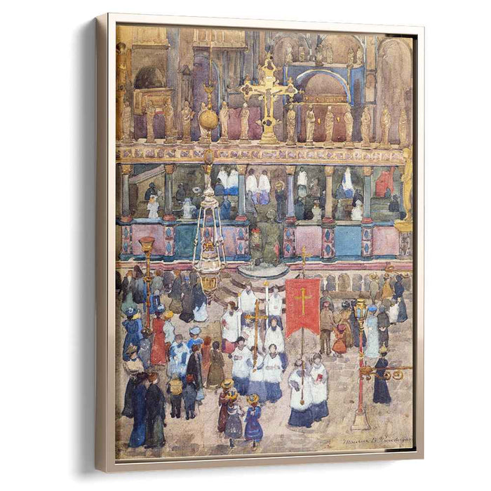 Easter Procession, St. Mark's by Maurice Prendergast