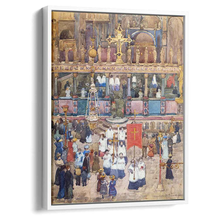 Easter Procession, St. Mark's by Maurice Prendergast