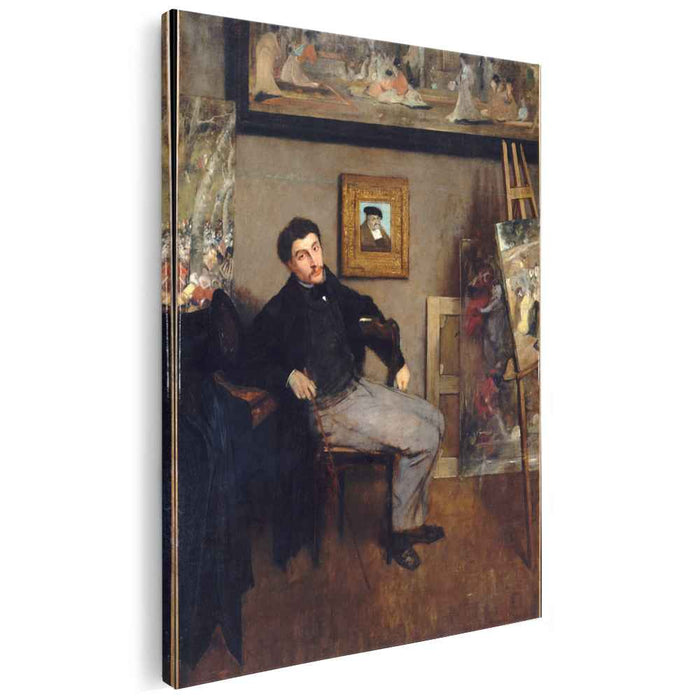 Portrait of James Tissot (1868) by Edgar Degas