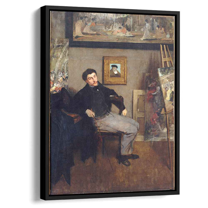 Portrait of James Tissot (1868) by Edgar Degas