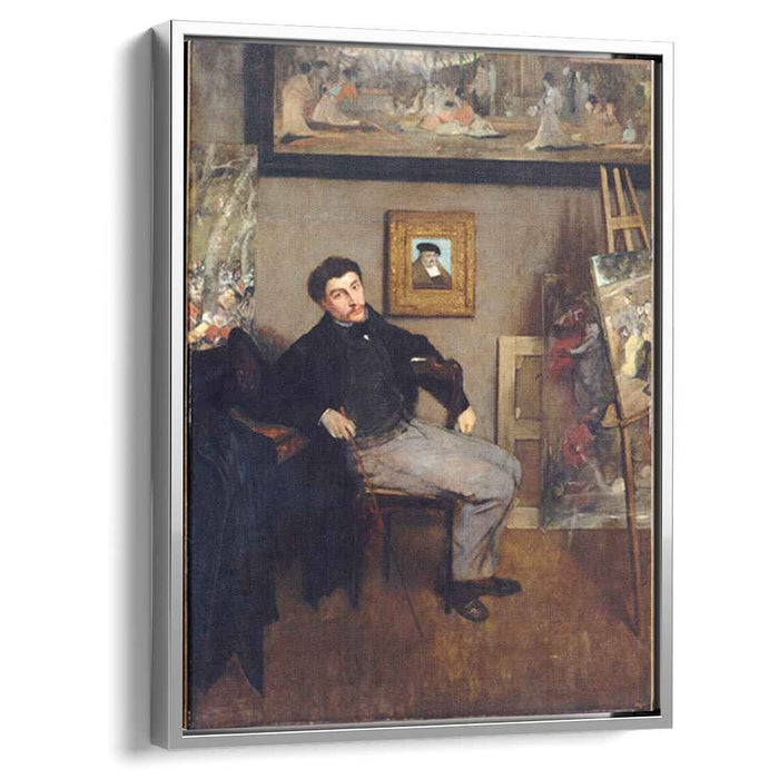 Portrait of James Tissot (1868) by Edgar Degas