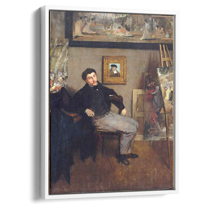 Portrait of James Tissot (1868) by Edgar Degas