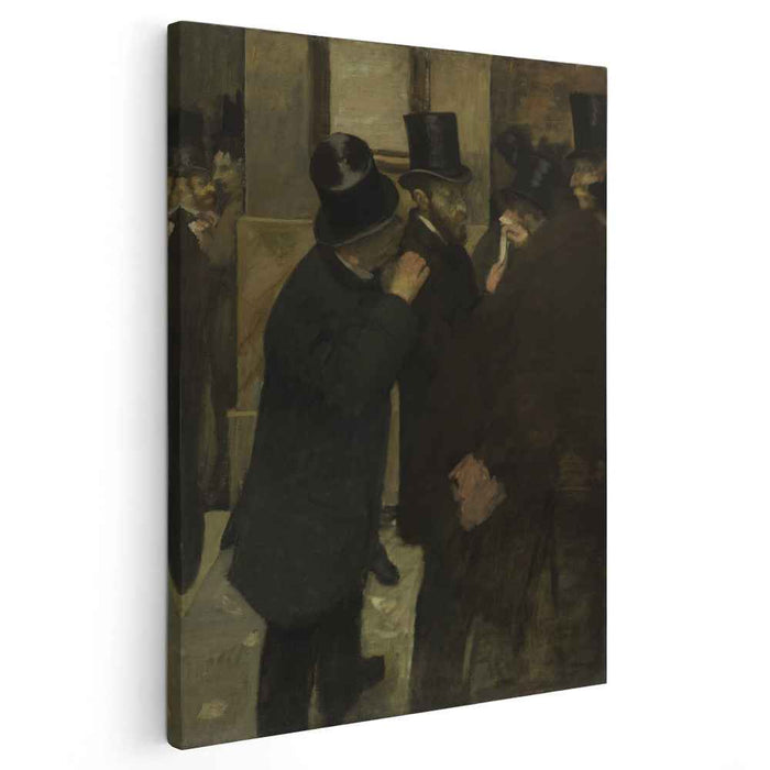 Portraits at the Stock Exchange (1879) by Edgar Degas