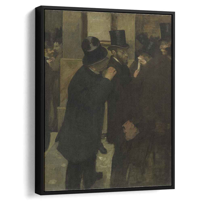 Portraits at the Stock Exchange (1879) by Edgar Degas