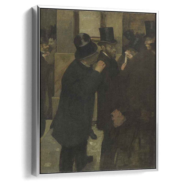 Portraits at the Stock Exchange (1879) by Edgar Degas