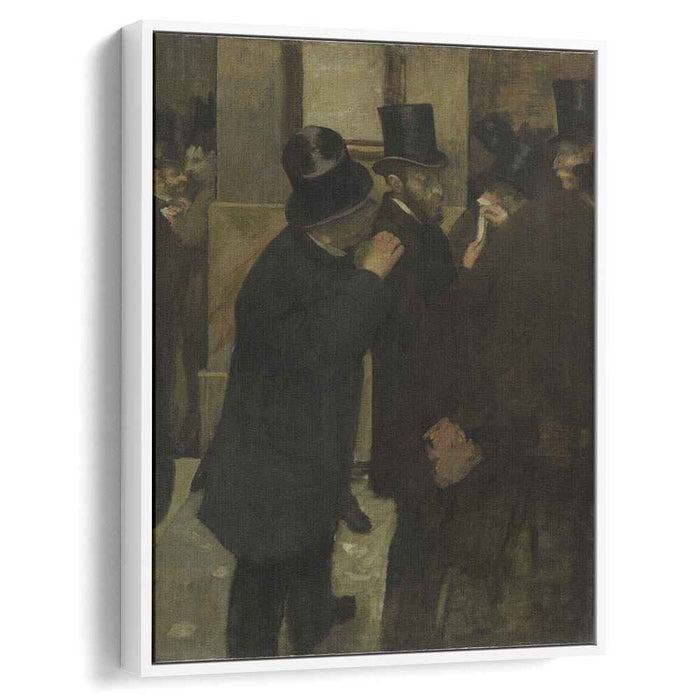 Portraits at the Stock Exchange (1879) by Edgar Degas