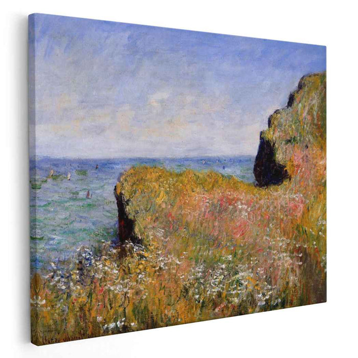 Edge of the Cliff, Pourville by Claude Monet