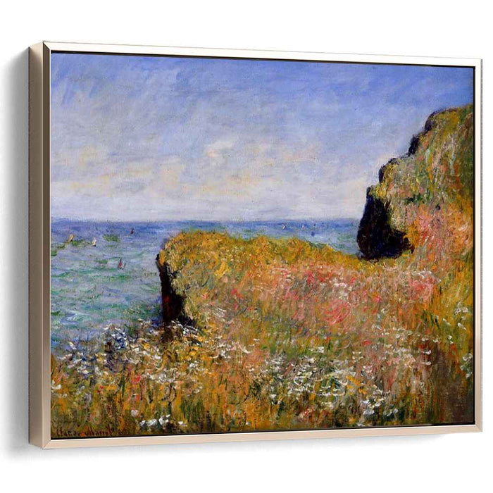 Edge of the Cliff, Pourville by Claude Monet