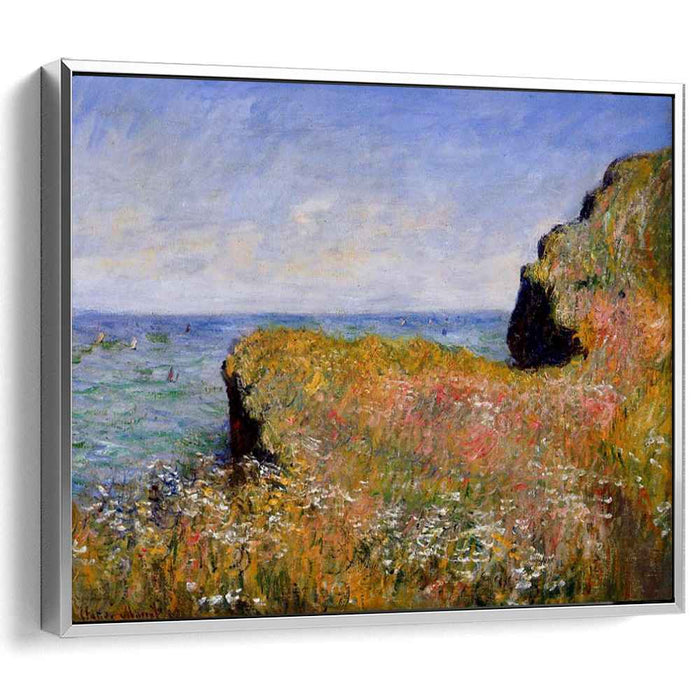 Edge of the Cliff, Pourville by Claude Monet