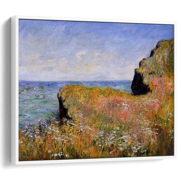 Edge of the Cliff, Pourville by Claude Monet