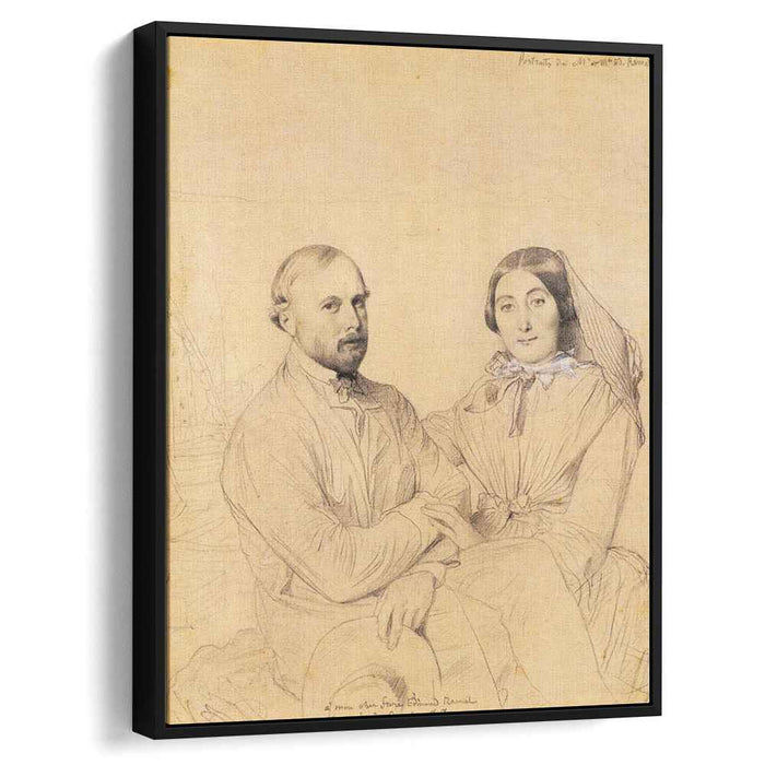 Edmond Ramel and his wife, born Irma Donbernard by Jean Auguste Dominique Ingres