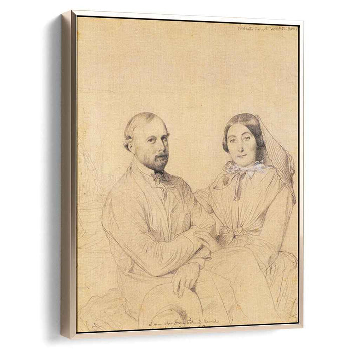 Edmond Ramel and his wife, born Irma Donbernard by Jean Auguste Dominique Ingres