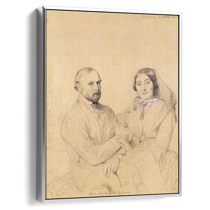 Edmond Ramel and his wife, born Irma Donbernard by Jean Auguste Dominique Ingres